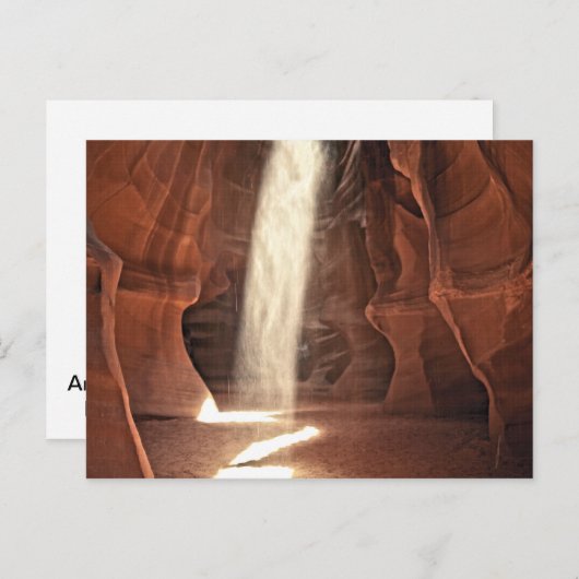 Antelope Canyon Postkarte (Vorne/Hinten)