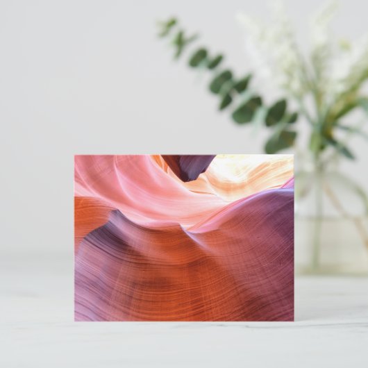 Antelope Canyon Postkarte (Stehend Vorderseite)