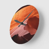 Antelope Canyon Runde Wanduhr (Winkel)