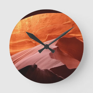 Antelope Canyon Runde Wanduhr