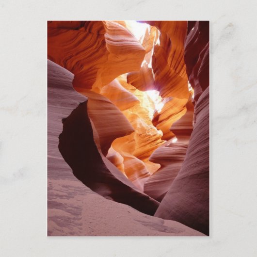 Antelope Canyon Sandstone Postkarte (Vorderseite)