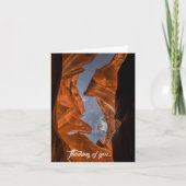 Antelope Canyon Sky View Arizona Card Karte (Vorderseite)