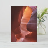Antelope Canyon Slot Formationen Dankeskarte (Stehend Vorderseite)