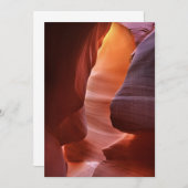 Antelope Canyon Slot Formationen Dankeskarte (Vorne/Hinten)