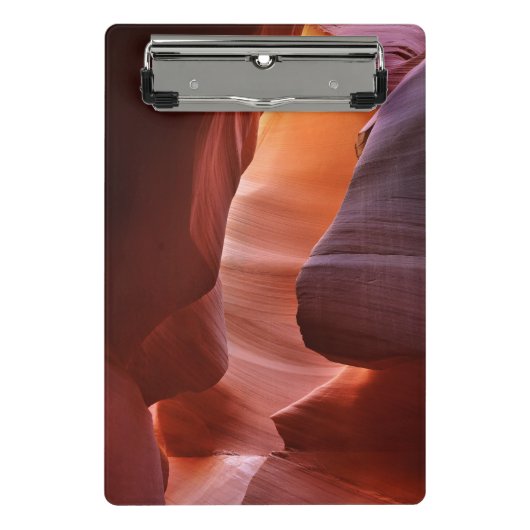 Antelope Canyon Slot Formationen Mini Klemmbrett (Vorderseite)