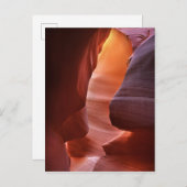 Antelope Canyon Slot Formationen Postkarte (Vorne/Hinten)