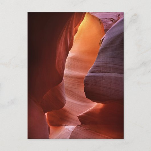 Antelope Canyon Slot Formationen Postkarte (Vorderseite)