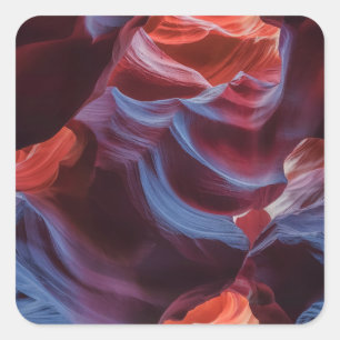 Antelope Canyon Southwest Beauty Quadratischer Aufkleber