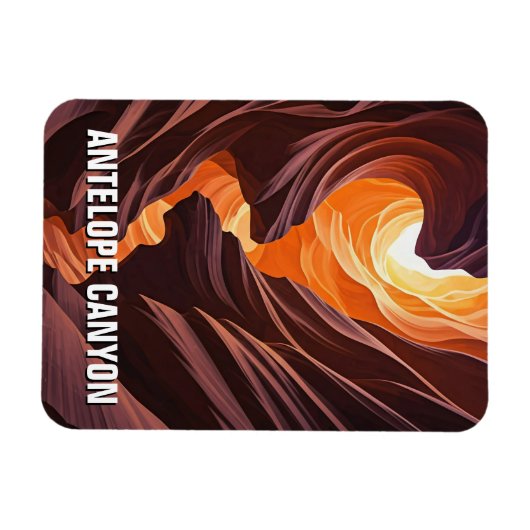 Antelope Canyon Souvenir Magnet (Horizontal)