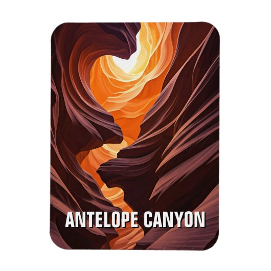 Antelope Canyon Souvenir Magnet (Vertikal)