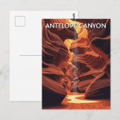 Antelope Canyon Souvenir Postkarte (Vorne/Hinten)