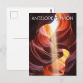 Antelope Canyon Souvenir Postkarte (Vorne/Hinten)