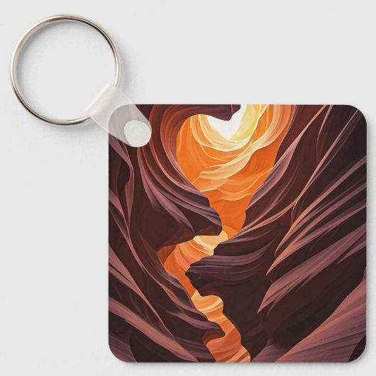 Antelope Canyon Souvenir Schlüsselanhänger (Vorderseite)