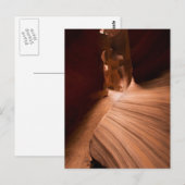 Antelope Canyon Textures Postkarte (Vorne/Hinten)