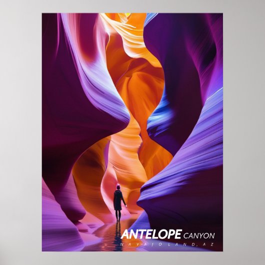 Antelope Canyon, USA Poster (Vorne)