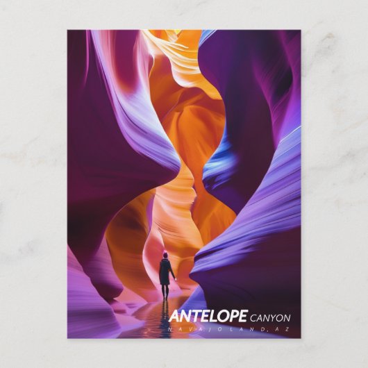 Antelope Canyon, USA Postkarte (Vorderseite)