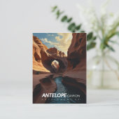 Antelope Canyon, USA Postkarte (Stehend Vorderseite)