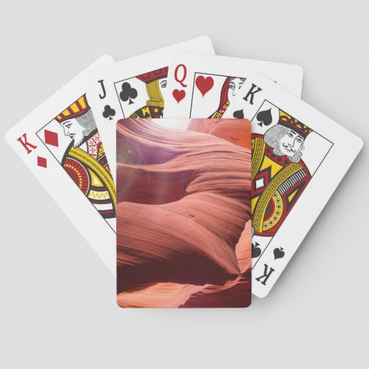 Antelope Canyon | Zazzle_Growshop. Spielkarten (Rückseite)