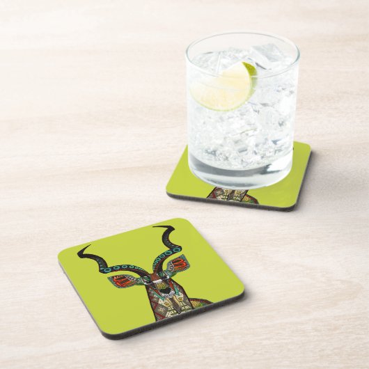 Antelope Chartreuse Untersetzer (Rechte Seite)