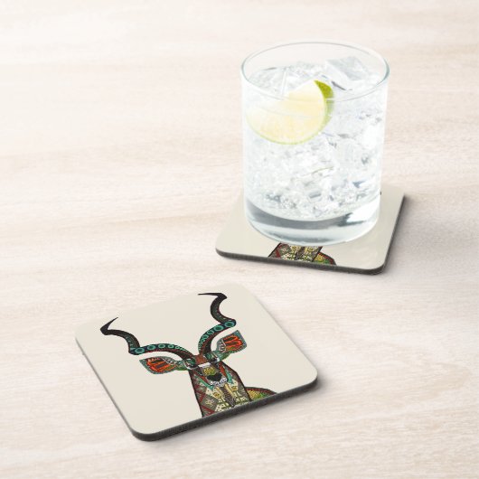 Antelope-Elfenbein Getränkeuntersetzer (Rechte Seite)