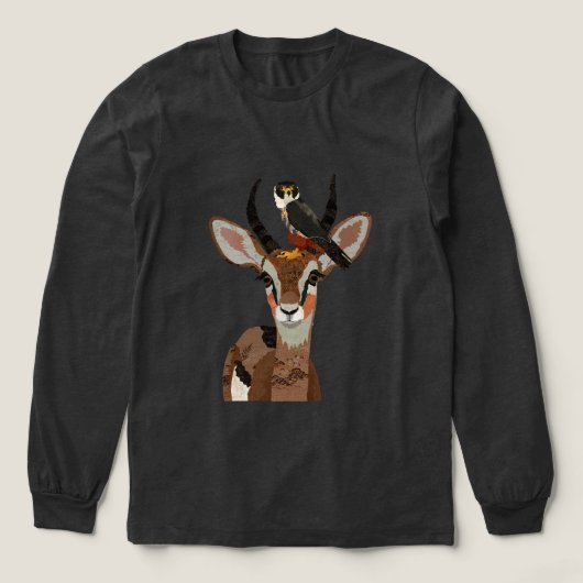 ANTELOPE & FALCON Tri-Blend SHIRT (Design Vorderseite)