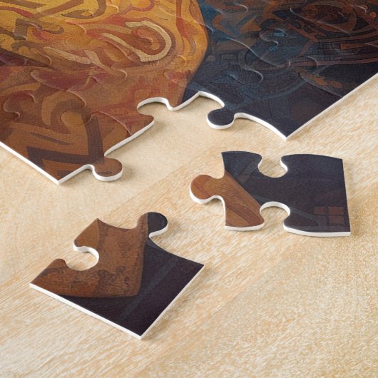 Antelope Headdress Science Fiction Cyberpunk Puzzle (Seite)