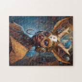 Antelope Headdress Science Fiction Cyberpunk Puzzle (Horizontal)