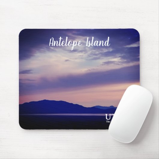 Antelope Island, Great Salt Lake, ABER Mousepad (Mit Mouse)