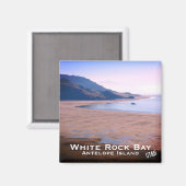 Antelope Island, White Rock Bay, Utah Landschaft Magnet (Vorderseite/Rückseite)