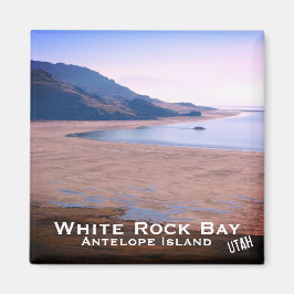 Antelope Island, White Rock Bay, Utah Landschaft Magnet
