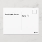 Antelope Jackkaninchen auf Gras Postkarte (Rückseite)