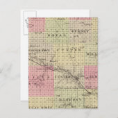 Antelope Landkreis, Nebraska Postkarte (Vorne/Hinten)