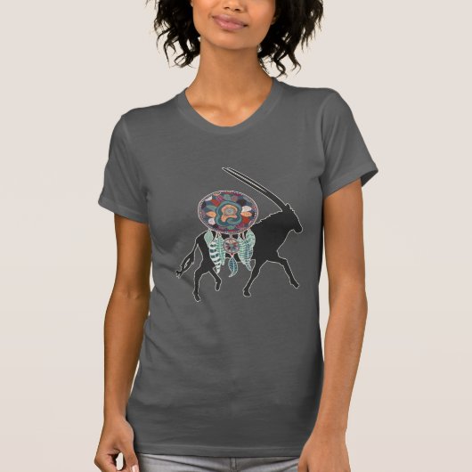 Antelope Native American Animal Dream Catcher T-Shirt (Vorderseite)