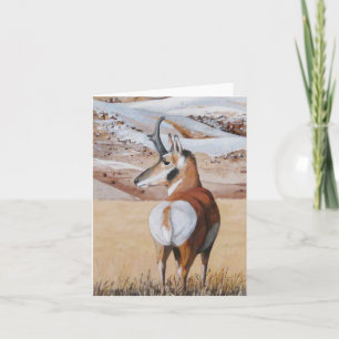 Antelope Note Card 2 Karte