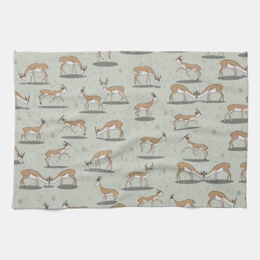 Antelope Pattern Geschirrtuch (Horizontal)