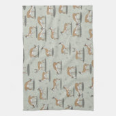 Antelope Pattern Geschirrtuch (Vertikal)