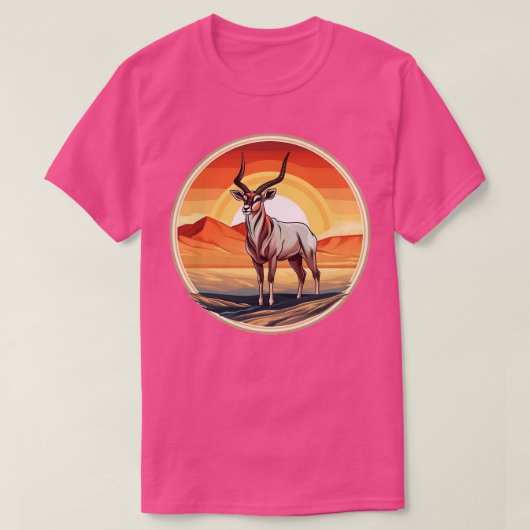 Antelope Retro T-Shirt (Design vorne)