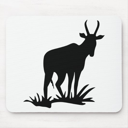 Antelope-Silhouette Mousepad (Vorne)