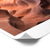 Antelope Slot Canyon, Arizona Poster (Ecke)