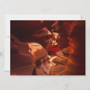 Antelope Slot Canyon Flat Holiday Card Feiertagskarte