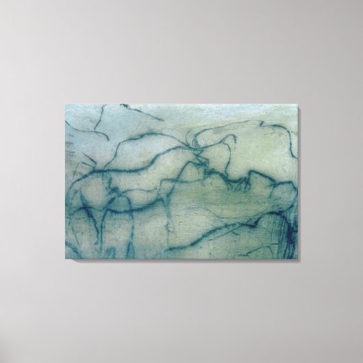 Antelope und Bison, Perigordian (Höhlenmalerei) Leinwanddruck (Vorderseite)