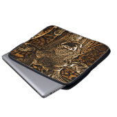 Antelope Wood Effect genannt Ken Laptopschutzhülle (Vorne Knopf)