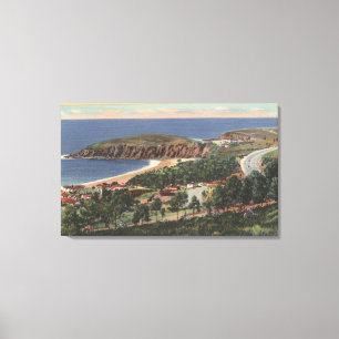 Antenne der Smaragdbucht Leinwanddruck