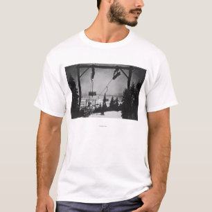 Antenne der Stadt vom Crouse Gebirgssessellift T-Shirt