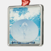 Antenne im Raum Silbernes Ornament (Links)