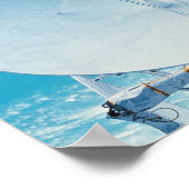 Antenne im Weltraum Poster (Ecke)