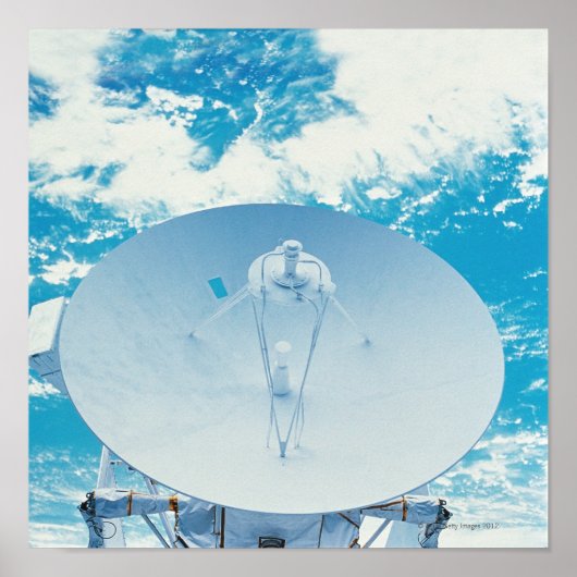 Antenne im Weltraum Poster (Vorne)