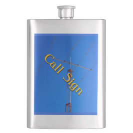 Antenne mit Ihrem Rufzeichen Flachmann