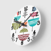 Antenne Runde Wanduhr (Winkel)