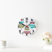 Antenne Runde Wanduhr (Zuhause)